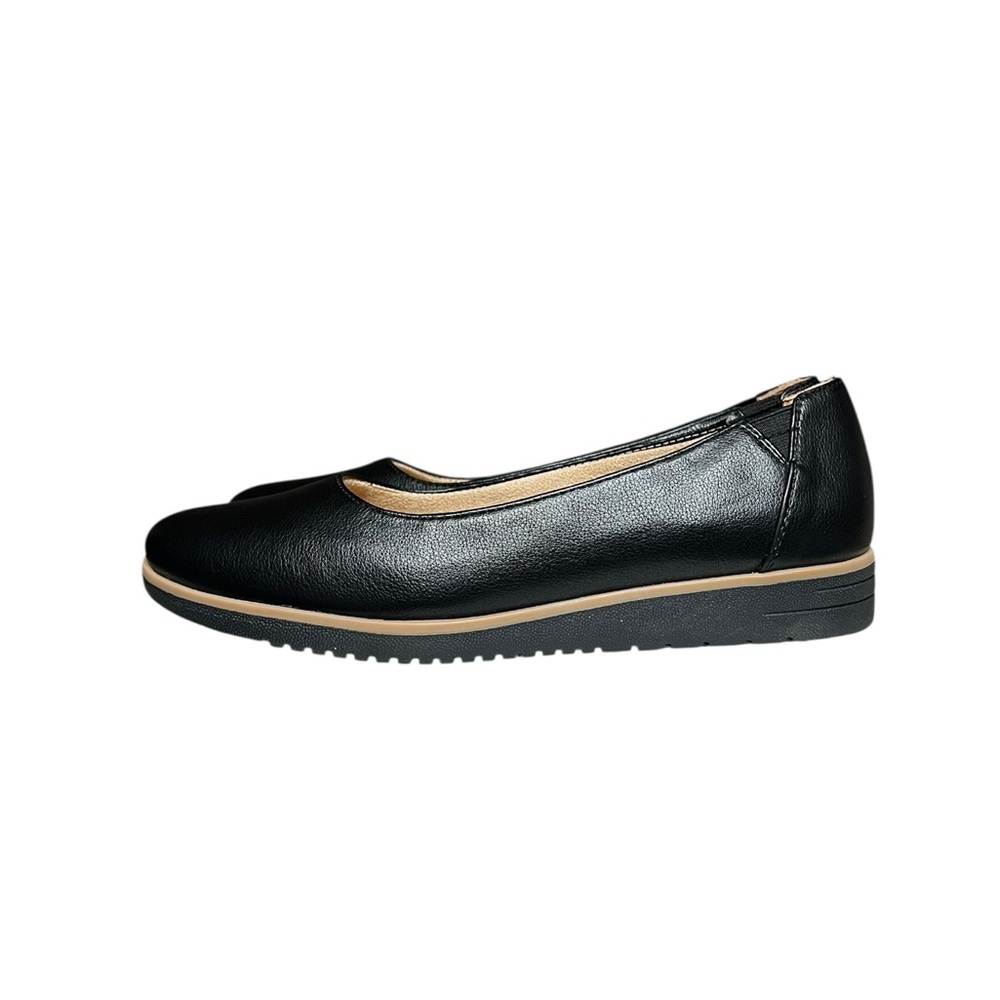 🌻NEW NWOT SOUL Naturalizer Black Idea Ballet Flats Size 10W (WIDE) - Picture 5 of 12